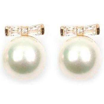 Gold-Plated Sissi White Gold Drops