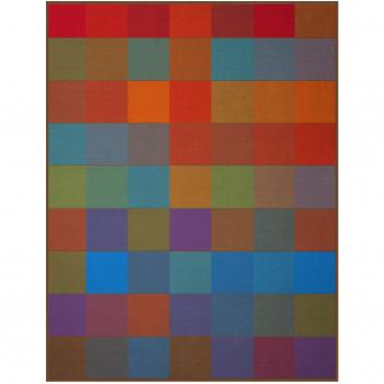 Sofadekko Colourmix 150x200 cm – Bunter Karriertwist aus 100 % Baumwolle