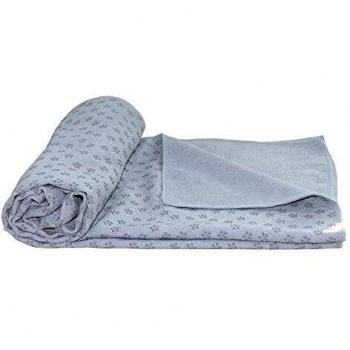 Tunturi Yoga Towel Grey 180 x 63 cm with Carry Bag
