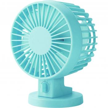 Mini Ventilador USB La Vague Zephyr Azul Caribe