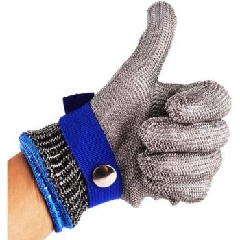 Edelstahl Schnittschutz-Handschuh Größe M