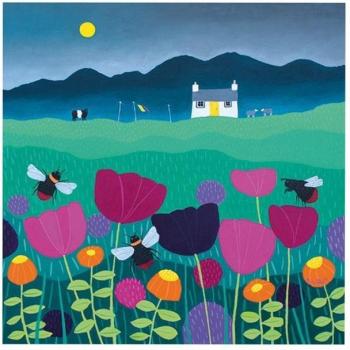 Poster Ailsa Black 40 cm x 40 cm