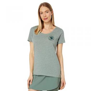 Camiseta de Manga Corta Fjällräven 1960 Verde Melange M