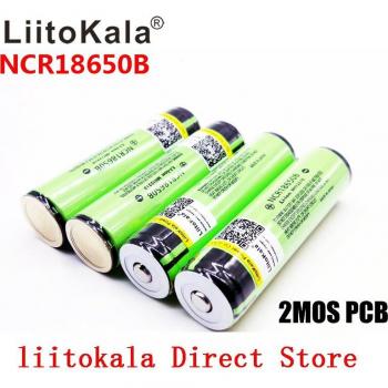 LiitoKala 3.7V 3400mAh NCR 18650B Battery with PCB