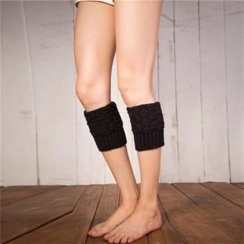 Women's Knee High Knit Leg Warmers - Warm Crochet Boot Cuffs
