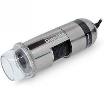 Dino-Lite AM7013MZT Microscopio USB digital de 5 megapíxeles con polarizador integrado y carcasa de aluminio