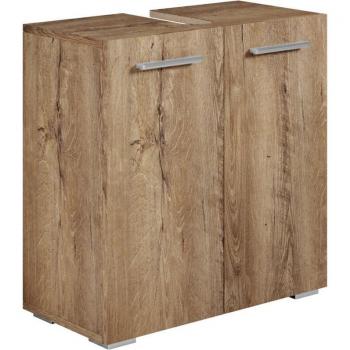 Mobile Lavabo Mobili Da Bagno Jupiter 60x30x60 cm Rovere Marrone