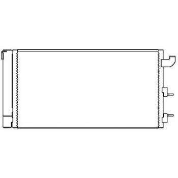 Kondensator für Klimaanlage MAHLE AC 710 000S