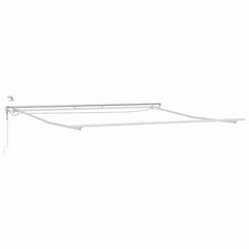 Auvent Blanc 5 × 3,5 m – Version Métallique