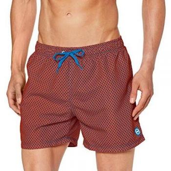 Short de Bain Masculin Indigo Orange Framboise – Taille 54