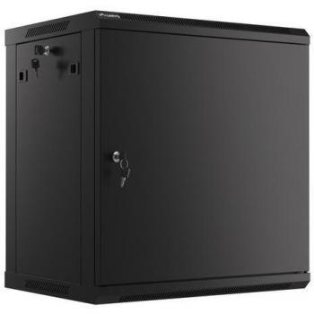 Lanberg - WF01-6412-00B armario rack 12U Bastidor de pared Negro