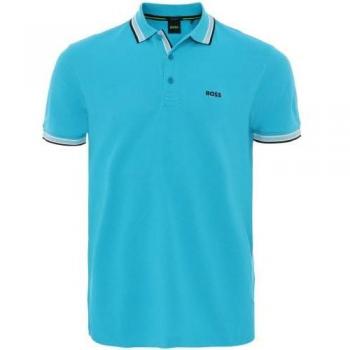 HUGO BOSS Herren Polo Paddy in Türkis 3XL