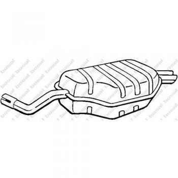 BOSAL 278‑967 Silencioso Trasero