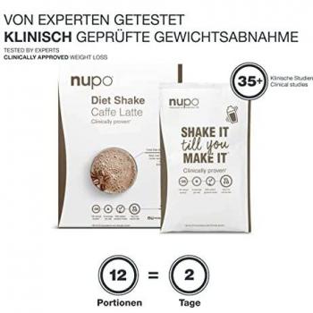 GMO-freier NUPO Diet Shake – Caffe Latte für bewusste Ernährung