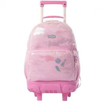 Totto Mochila Rosa Mediana con Ruedas Majestic M
