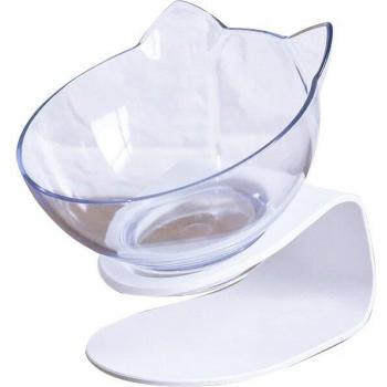Single Cat and Dog Food Bowl with Non-Slip Base