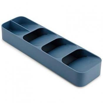 Joseph Joseph Organizador de Cajones Azul para Cubiertos 11x39,5x5,5 cm