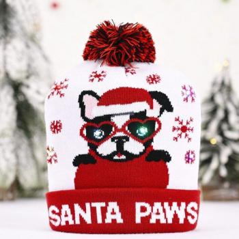 Light Up Christmas Knitted Hat