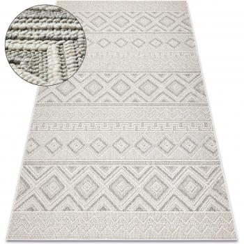 Origi Grey Rhombus Loop Rug