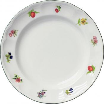 San Claudio Plato llano Flores y Frutas