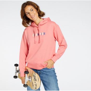 Felpa con cappuccio Champion Graphics rosa donna
