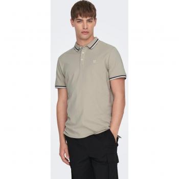Only & Sons Poloshirt Fletcher Violett Regular Fit Herren XL