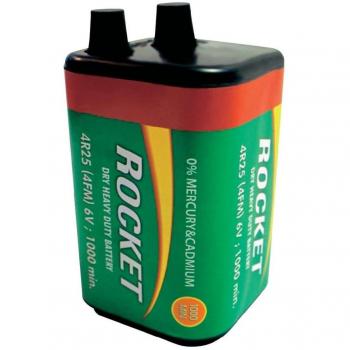 Konjac-Schwamm Japcell Trockenbatterie mit Feder 6 V, Modell 4R25