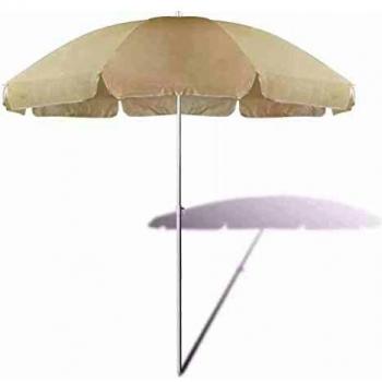 Sombrilla de verano vidaXL 240 cm color arena amarilla