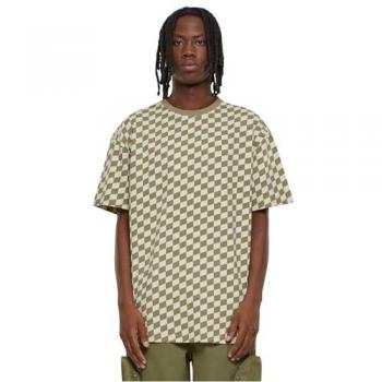 Urban Classics Herren Oversized Check-Tee (Kurzarm)