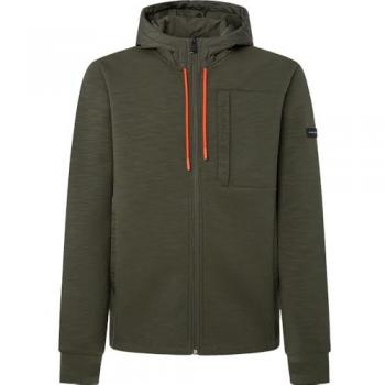 Felpa con cappuccio Hackett Commuter Olive Green S