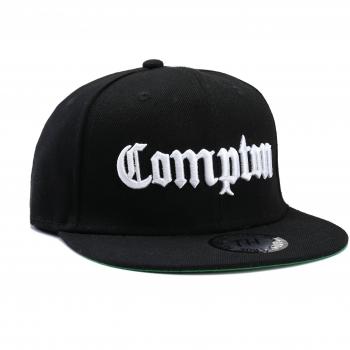 Straight Outta Compton Fitted Baseball Cap (Black/White)