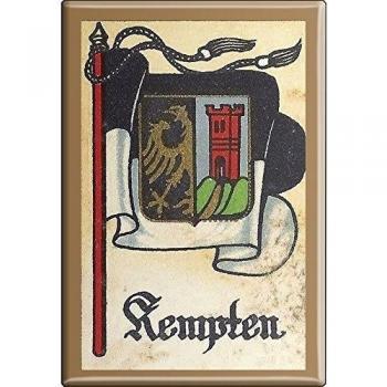Magnético Button Cocina magnético con diseño de Nostalgie-Kempten-Escudo-Talla aprox