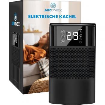 Aironex Heizgerät - Keramik - 1000 Watt - Schwarz