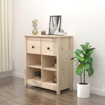 Buffet en pin massif 70x35x80 cm vidaXL