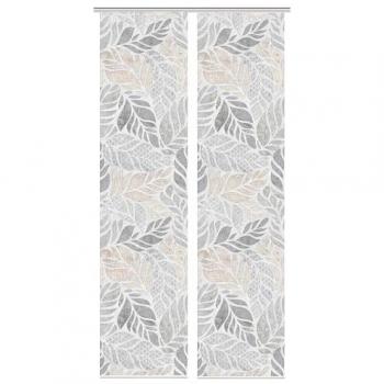 LISIO Halbtransparente Schiebegardine 60 cm x 260 cm