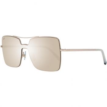 WEB Eyewear Women's Sunglasses, Yellow, Rose Gold, One Size