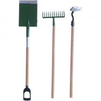 Dollhouse Fairy Garden Tool Set - 3 Miniature Accessories