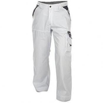 Dassy Pantalon de Travail Nashville Homme Bianco/Grigio 50