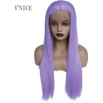 Peluca Mujer Longo Liso Violeta V'NICE