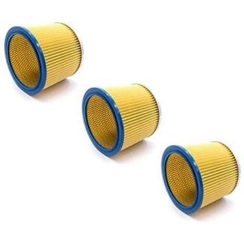 Vhbw 3x Cartridge Filter for Einhell NTS 1400 Vacuum Cleaner