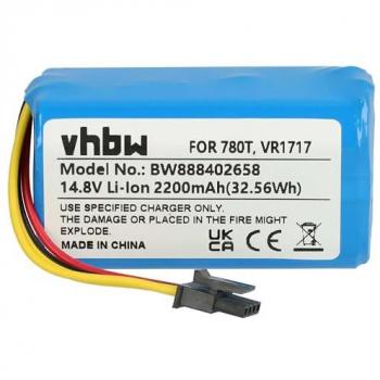 Vhbw Proscenic Cocoa Smart 780T/790T Battery Pack (2200 mAh, 14.8V, Li-Ion)