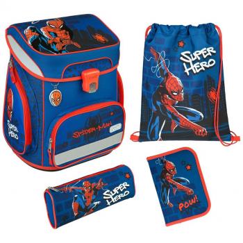 SCOOLI Schulranzen EasyFit Spider-Man 5-teilig