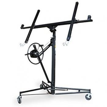 Grúa Elevadora Portátil para Montaje de Paneles de Yeso - Negro XXL