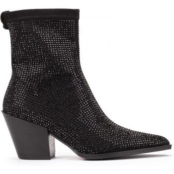 Botín cowboy negro con brillos Pedro Miralles modelo SOHO