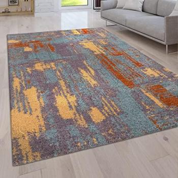 Tappeto Shaggy Moderno Multicolore 230x320 cm