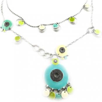 Mimosas Green Designer Necklace
