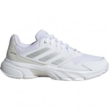 Adidas CourtJam Control 3 Zapatilla Todas Las Superficies Mujeres - Blanco, Plateado