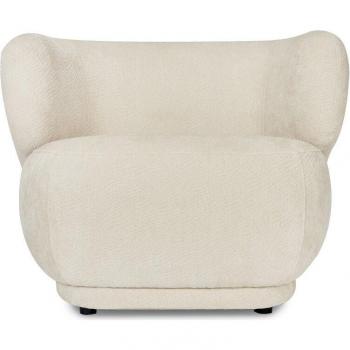 GIULIA Fauteuil von NV GALLERY - Kreppweiß