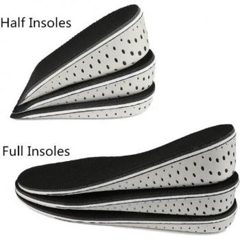 Memory Foam Height Increase Insoles - Comfortable Cushion for Men and Women