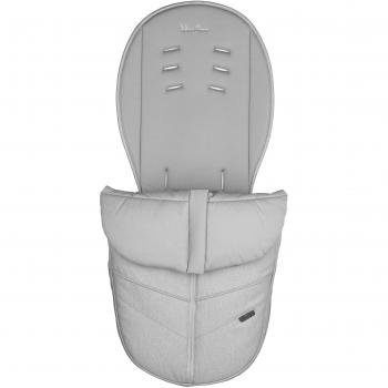 Pioneer Pushchair Footmuff in Silver Cross Wayfarer – Platinum Finish